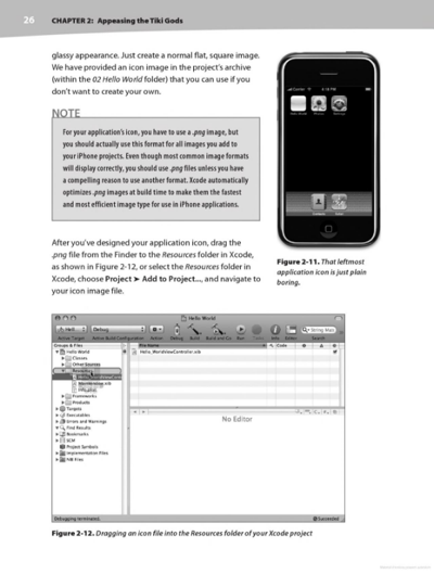 This page contains two screenshots, a NOTE box and related text